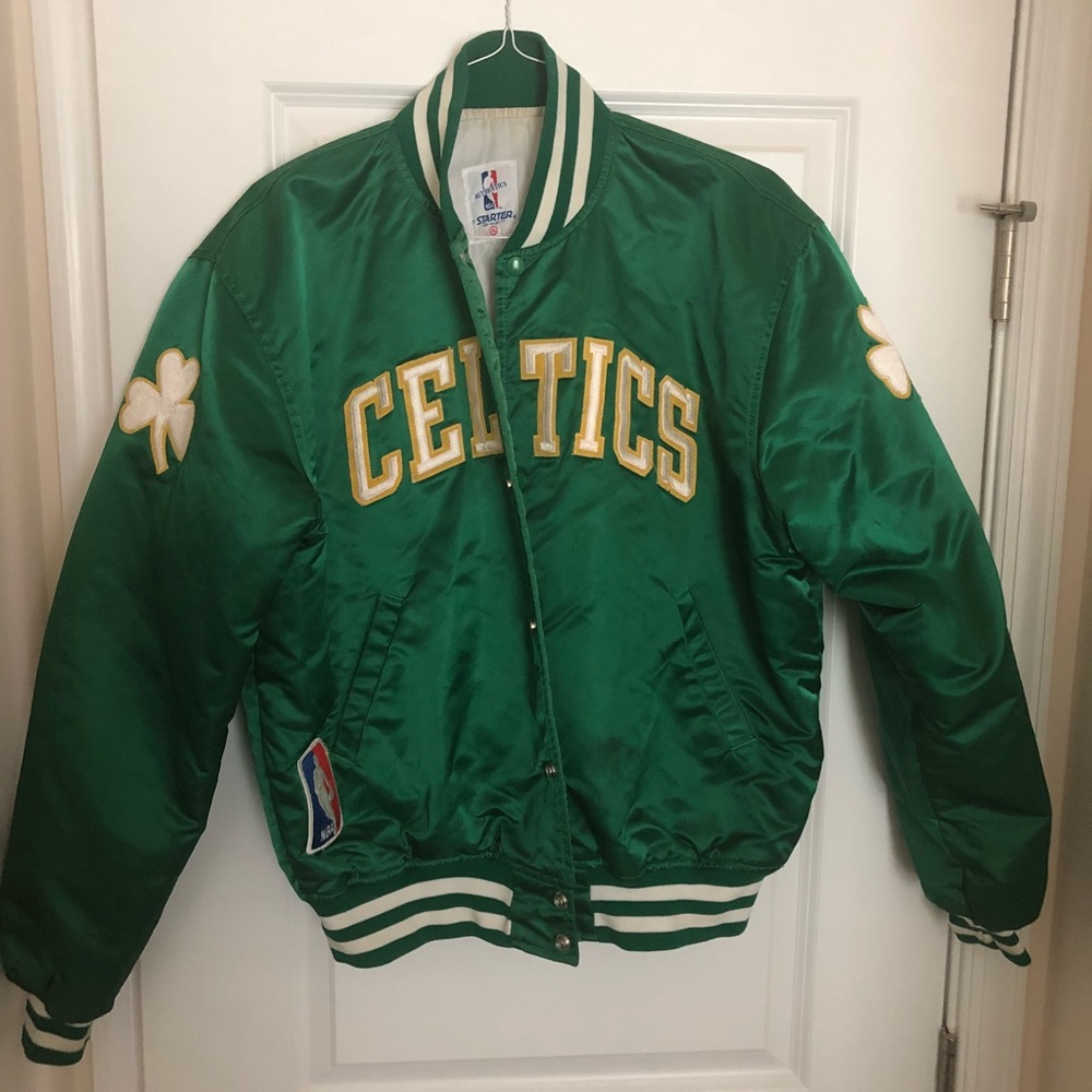 Authentic Celtics Team Bomber Jacket